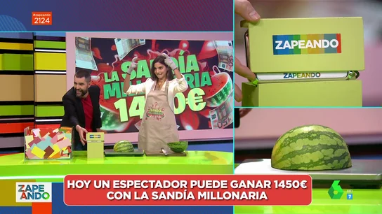 "Es fea de cojones": la cómica confusión tras la confesión de un espectador cuando Rocío Crusset corta la sandía millonaria "Es fea de cojones": la cómica confusión tras la confesión de un espectador cuando Rocío Crusset corta la sandía millonaria
