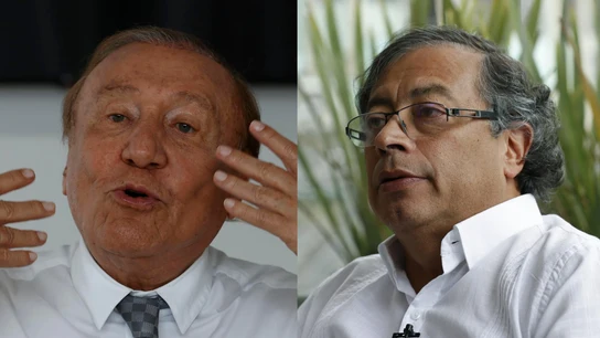 Los candidatos a la Presidencia de Colombia, Rodolfo Hernández y Gustavo Petro Los candidatos a la Presidencia de Colombia, Rodolfo Hernández y Gustavo Petro