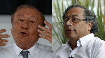 Los candidatos a la Presidencia de Colombia, Rodolfo Hernández y Gustavo Petro 