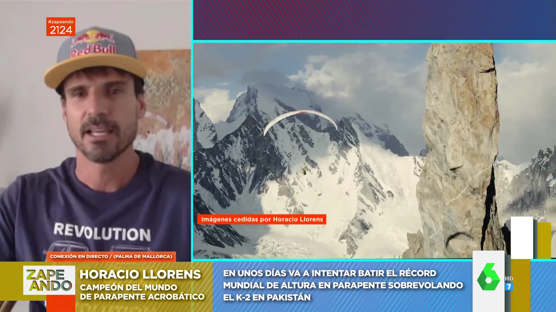 Horacio Llorens, en el Himalaya