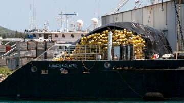 Foto de archivo del buque Albacora Cuatro 