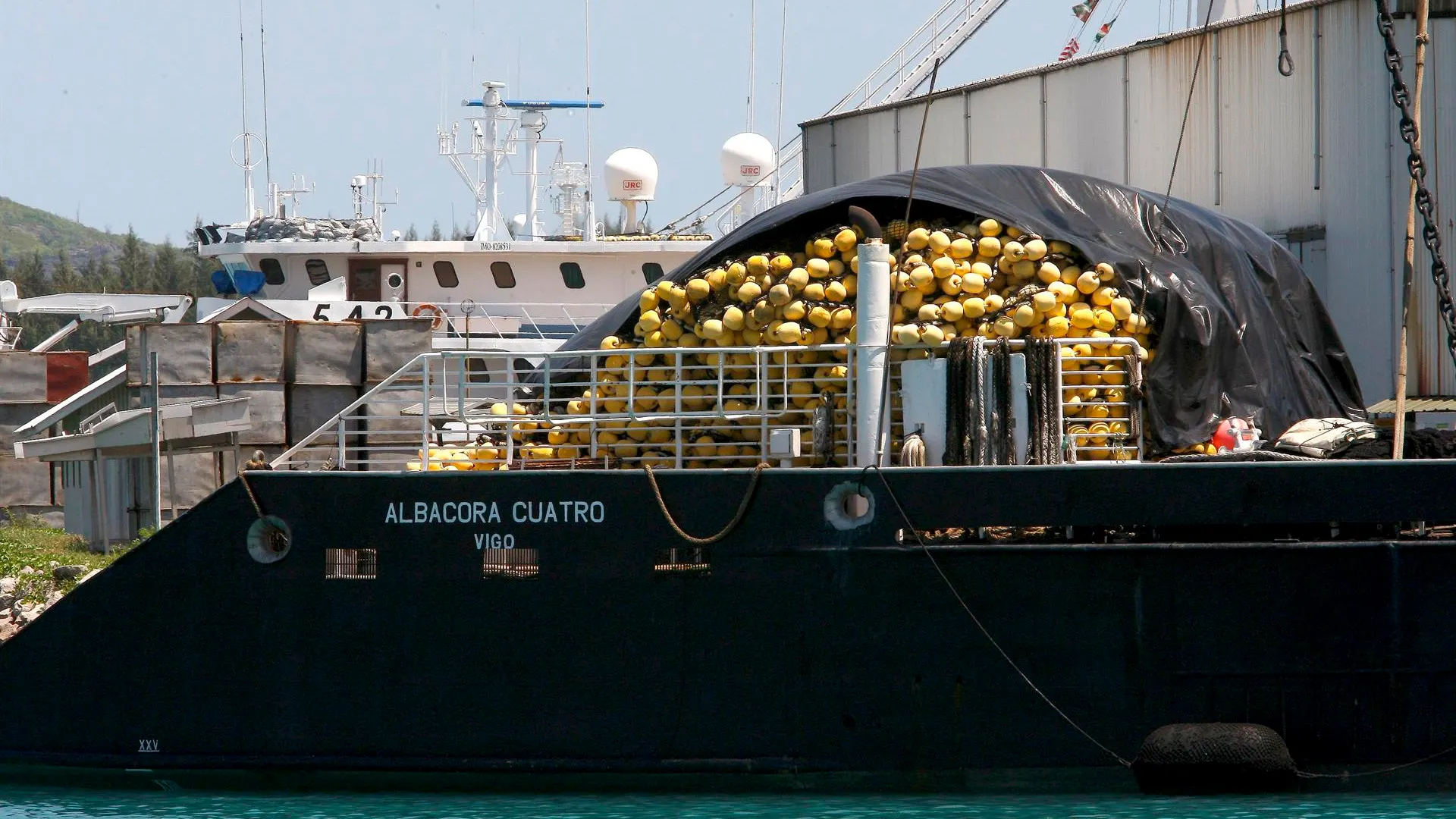 Foto de archivo del buque Albacora Cuatro 