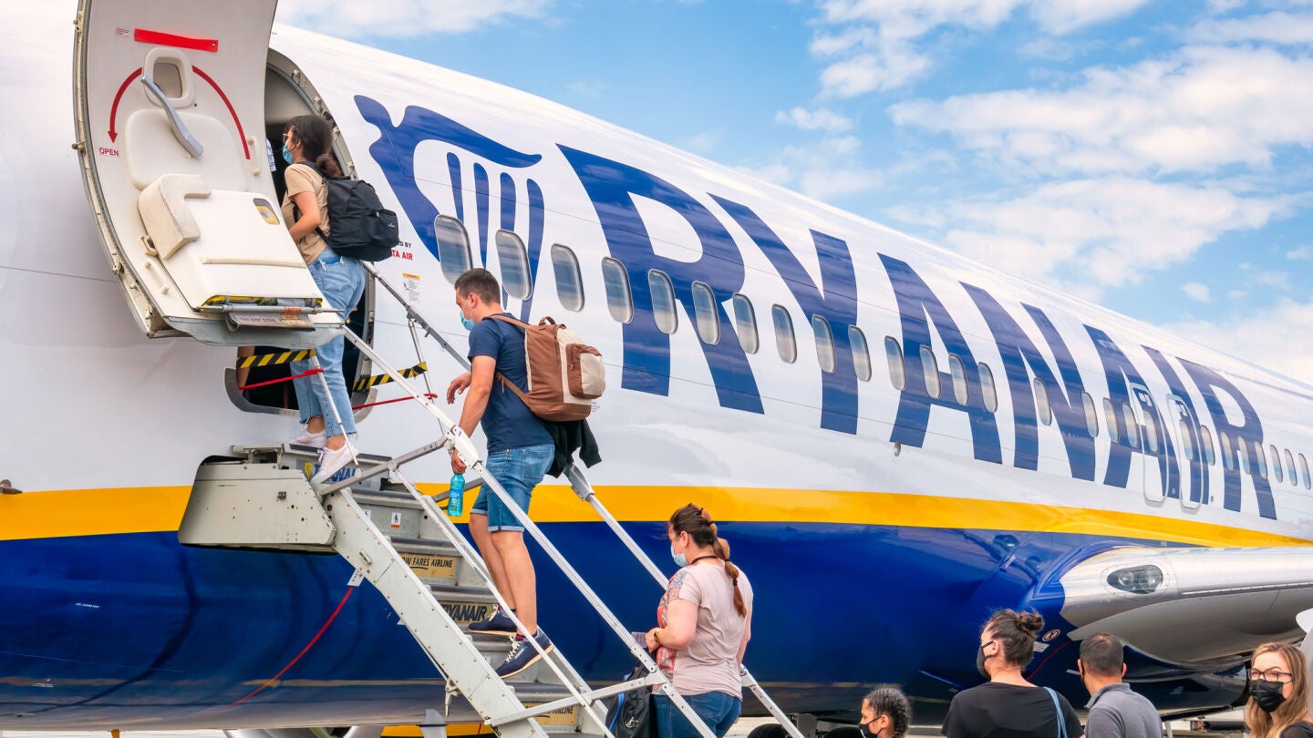 Avi&oacute;n de Ryanair