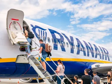 Avión de Ryanair Avión de Ryanair