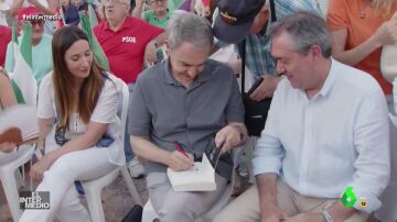 Zapatero en un mitin del PSOE en Andalucía