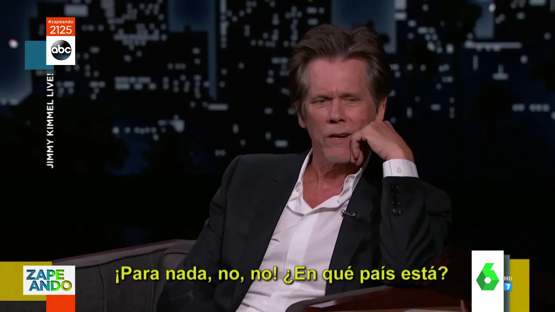 Kevin Bacon descubre que es imagen de una hamburguesería argentina