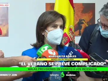 La ministra Robles avisa sobre los incendios: &quot;El verano se prevé complicado&quot;