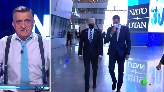 Wyoming analiza la visita de Joe Biden a España: "Tiene un dispositivo de seguridad para que Sánchez no le vuelva a dar la chapa" Wyoming analiza la visita de Joe Biden a España: "Tiene un dispositivo de seguridad para que Sánchez no le vuelva a dar la chapa"