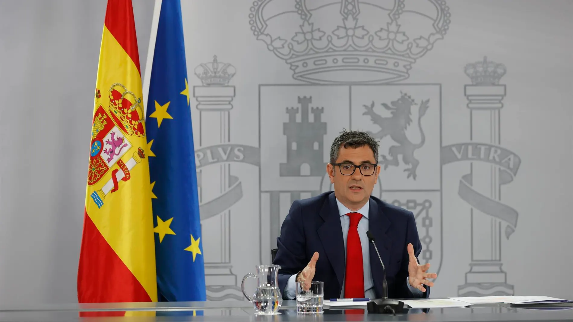 El ministro de la Presidencia, Relaciones con las Cortes y Memoria Democrática de España, Félix Bolaños