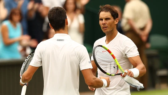 Novak Djokovic y Rafa Nadal Novak Djokovic y Rafa Nadal