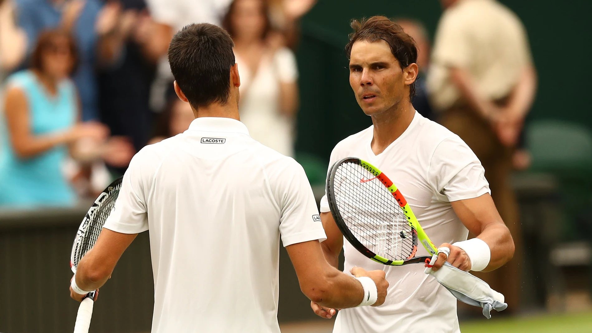 Novak Djokovic y Rafa Nadal 