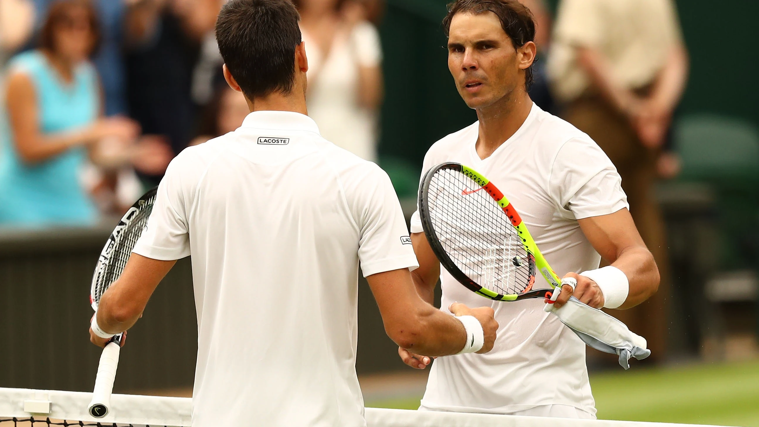 Novak Djokovic y Rafa Nadal 