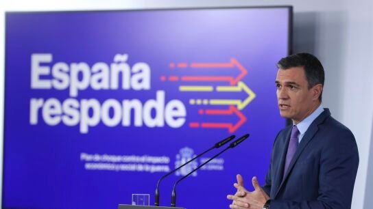 Pedro S&aacute;nchez comparece para presentar las nuevas medidas anticrisis del Gobierno 