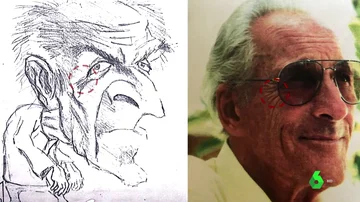 Dibujo del niño pintor de Málaga y ciudadano suizo investigado por la Policía en el caso