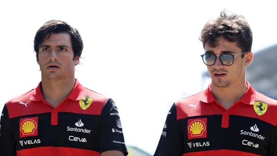 Carlos Sainz y Charles Leclerc Carlos Sainz y Charles Leclerc