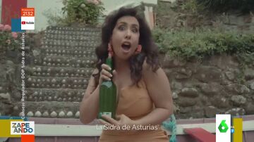 "Esi culín escáncia-lo, lo, lo, lo": la versión asturiana de SloMo invitando a beber sidra que arrasa en redes