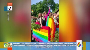 Desfile del orgullo gay en Barcenilla, Cantabria