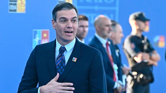 Pedro Sánchez durante la cumbre de la OTAN Pedro Sánchez durante la cumbre de la OTAN