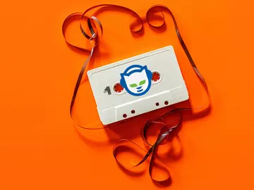 Un casete con Napster Un casete con Napster