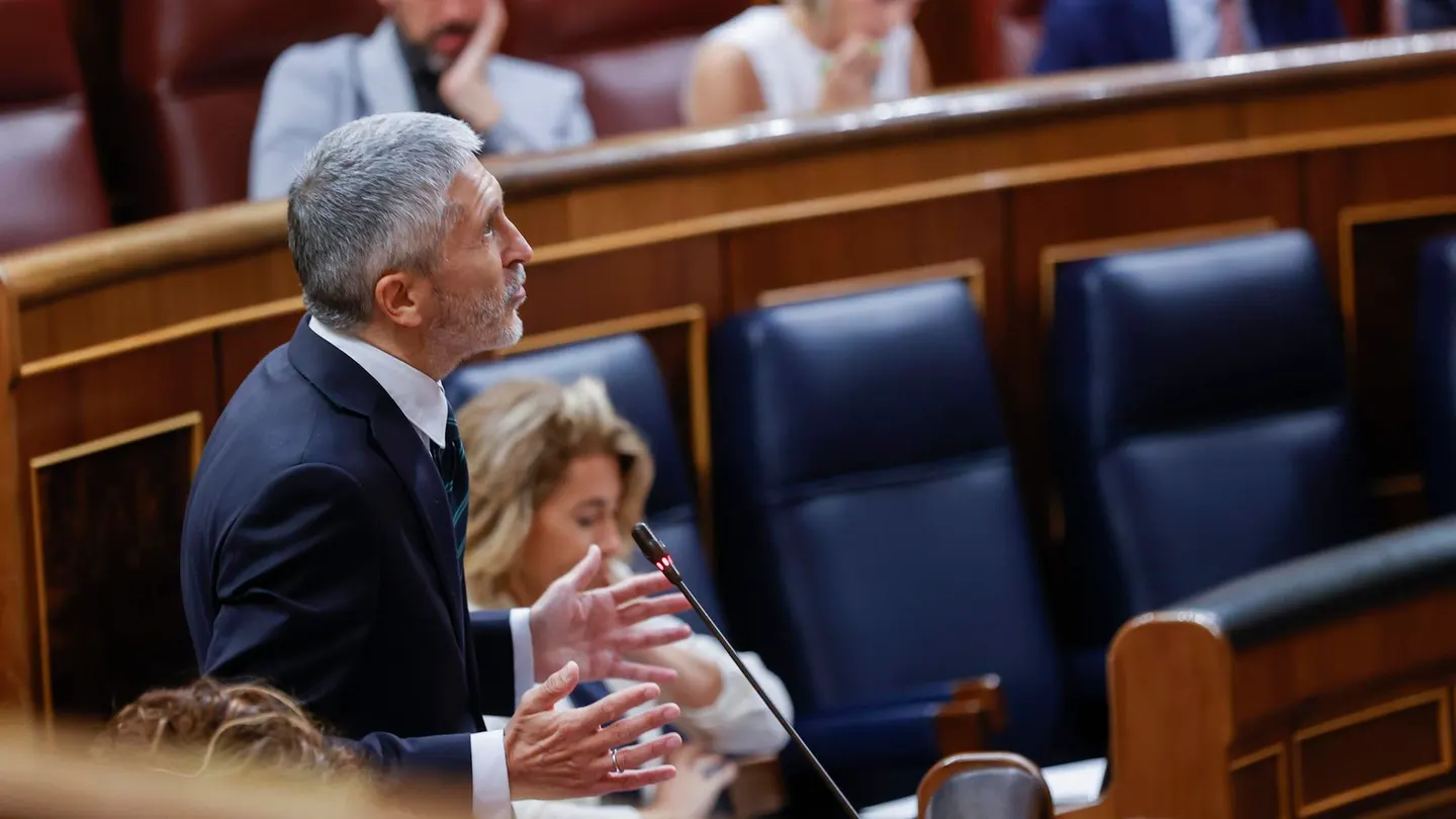 El ministro del Interior, Fernando Grande-Marlaska El ministro del Interior, Fernando Grande-Marlaska