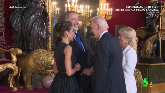 Wyoming reacciona al comentario de "cuñao" de Joe Biden y las risas de Felipe VI: "Es un poco antiguo, pero una buena noticia para España" Wyoming reacciona al comentario de "cuñao" de Joe Biden y las risas de Felipe VI: "Es un poco antiguo, pero una buena noticia para España"