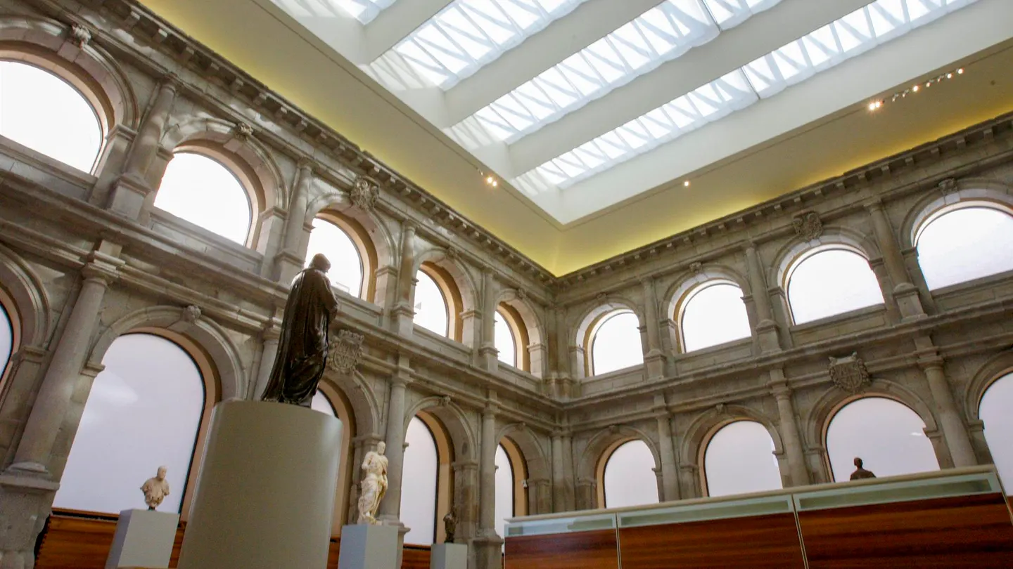 Fotografía de archivo del claustro del Museo del Prado de Madrid donde se celebra la cena de la OTAN Fotografía de archivo del claustro del Museo del Prado de Madrid donde se celebra la cena de la OTAN