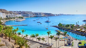 Playa de Anfi del Mar en Gran Canaria