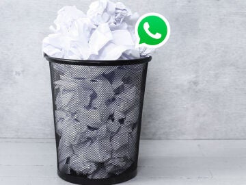 WhatsApp en la papelera