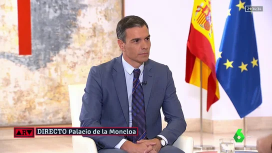 Vuelve a ver la entrevista completa a Pedro Sánchez con Antonio García Ferreras en laSexta Vuelve a ver la entrevista completa a Pedro Sánchez con Antonio García Ferreras en laSexta