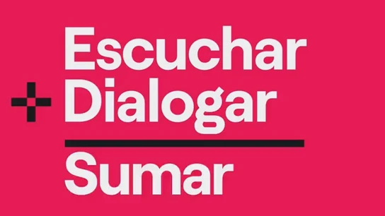 Imagen corporativa del nuevo proyecto de Yolanda Díaz, Sumar Imagen corporativa del nuevo proyecto de Yolanda Díaz, Sumar