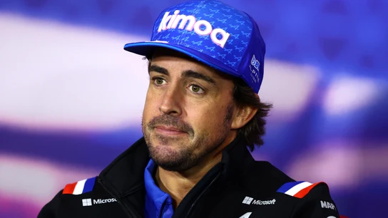 Fernando Alonso, en rueda de prensa Fernando Alonso, en rueda de prensa