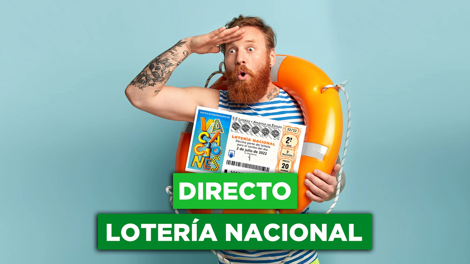 Lotería Nacional de Vacaciones hoy: comprobar Sorteo Extraordinario del 2 de julio en directo