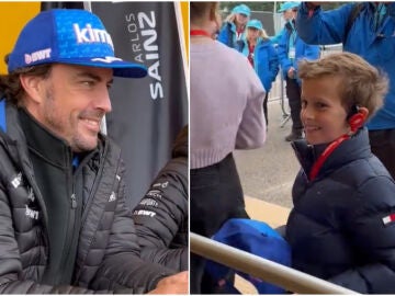 El detallazo de Fernando Alonso con un ni&ntilde;o en Silverstone