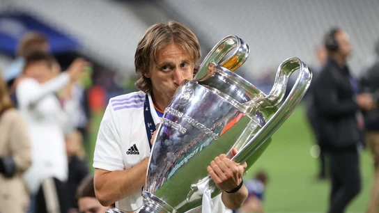 Luka Modric, con la Champions League Luka Modric, con la Champions League