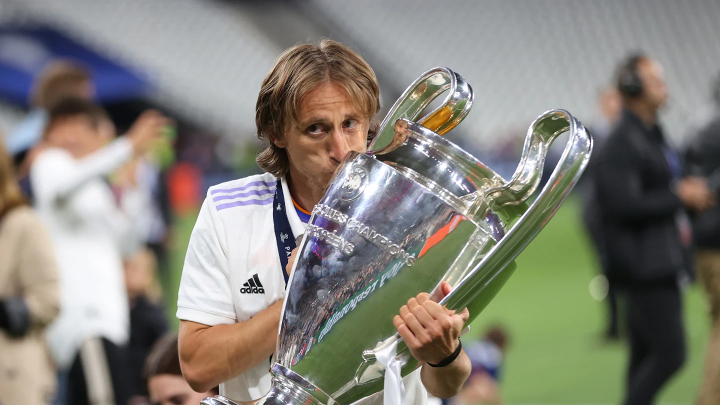 Luka Modric, con la Champions League Luka Modric, con la Champions League