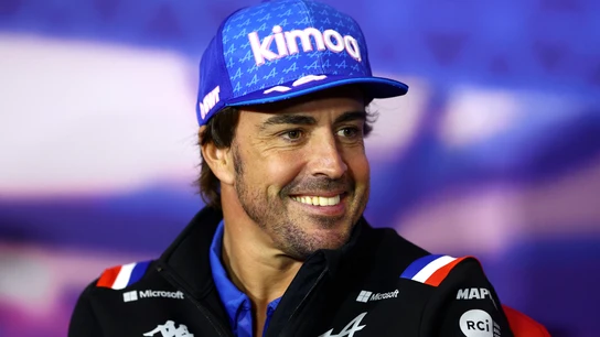 Fernando Alonso, sonriente Fernando Alonso, sonriente