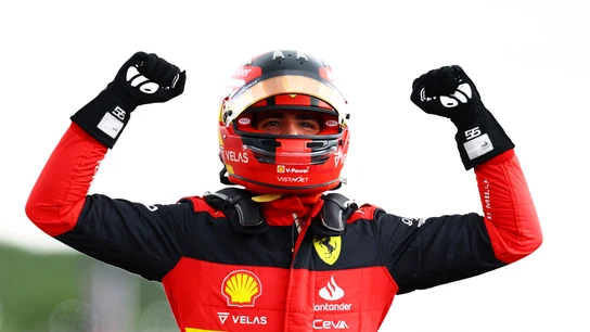 Carlos Sainz, tras ganar en Silverstone Carlos Sainz, tras ganar en Silverstone