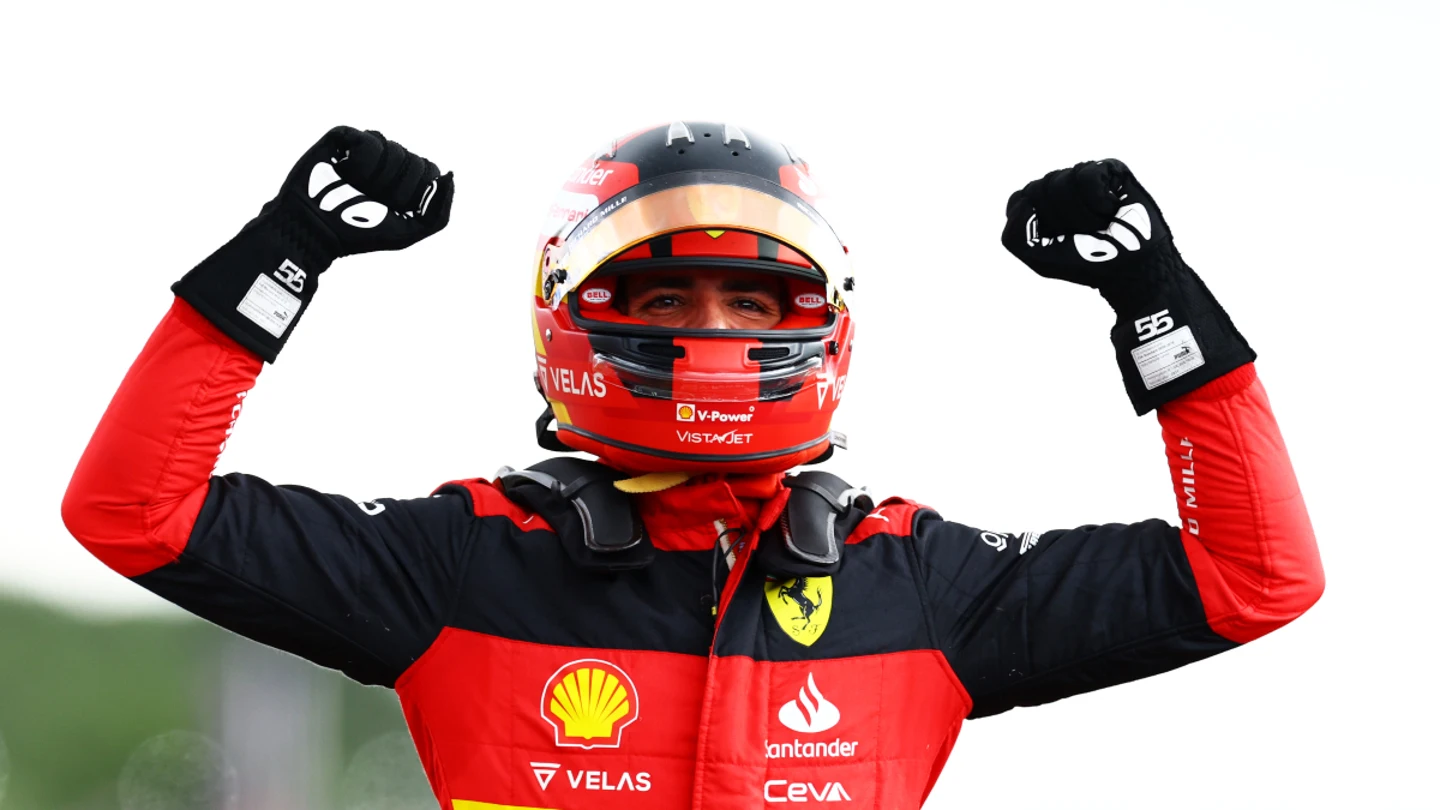 Carlos Sainz, tras ganar en Silverstone Carlos Sainz, tras ganar en Silverstone