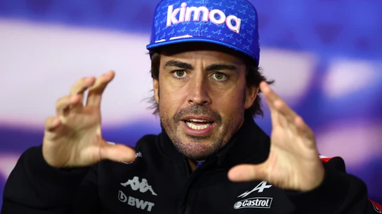 Fernando Alonso, en rueda de prensa Fernando Alonso, en rueda de prensa