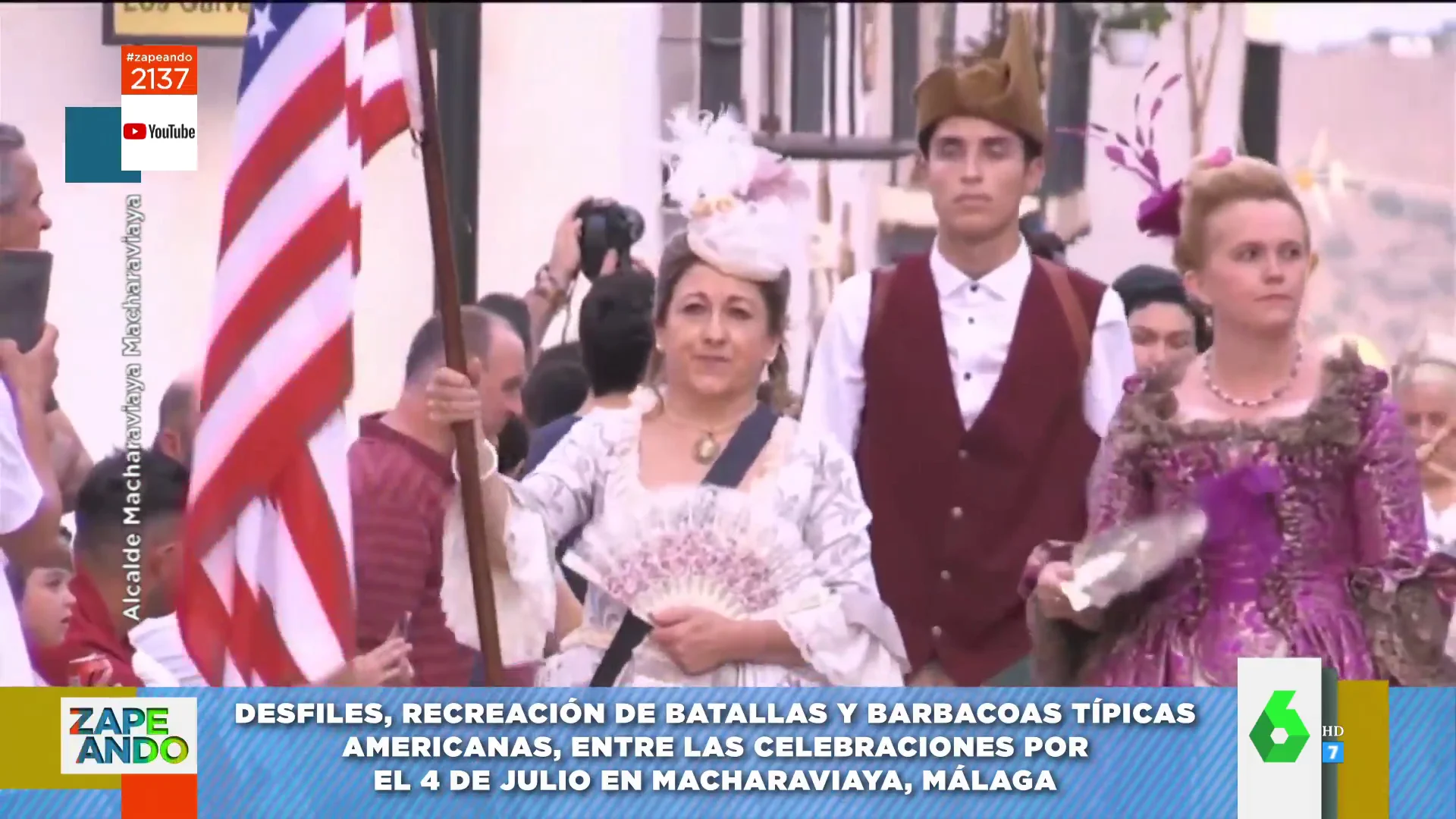 Macharaviaya celebra la Independencia de los Estados Unidos