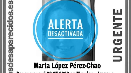 Hallan a Marta López, la joven con discapacidad desaparecida en el centro de Madrid Hallan a Marta López, la joven con discapacidad desaparecida en el centro de Madrid