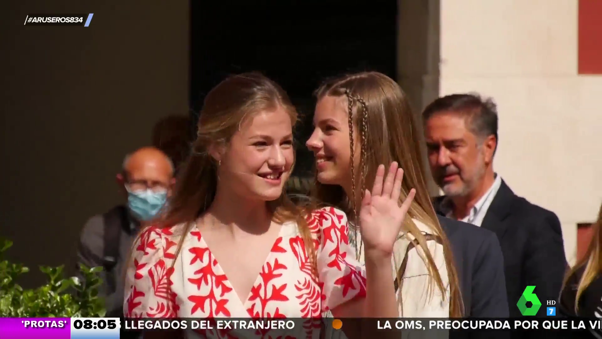 La princesa Leonor agota el vestido veraniego que lució en su visita a  Girona con la infanta Sofía