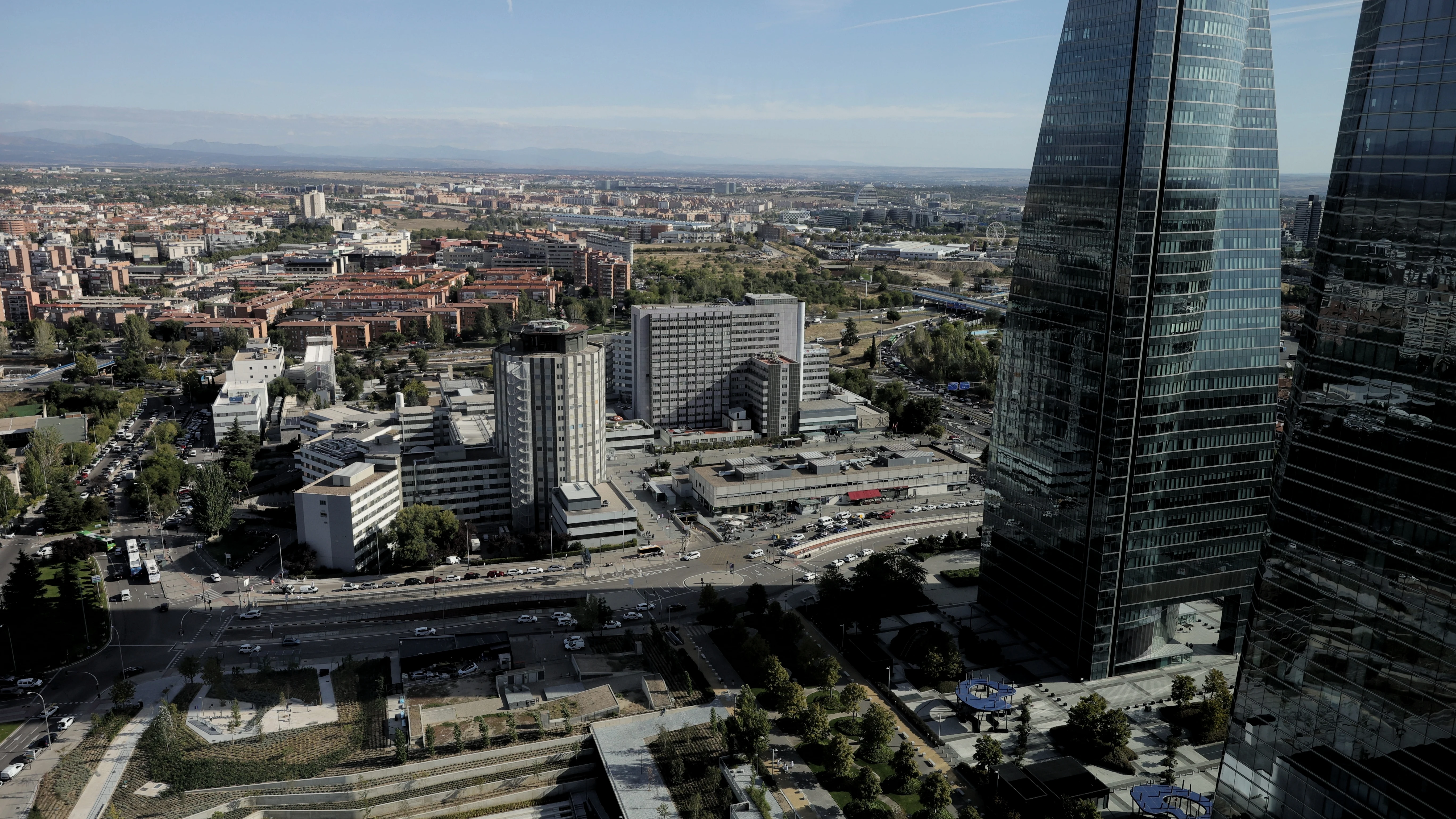 Vista general desde el Espacio Caleido en Madrid, (España)