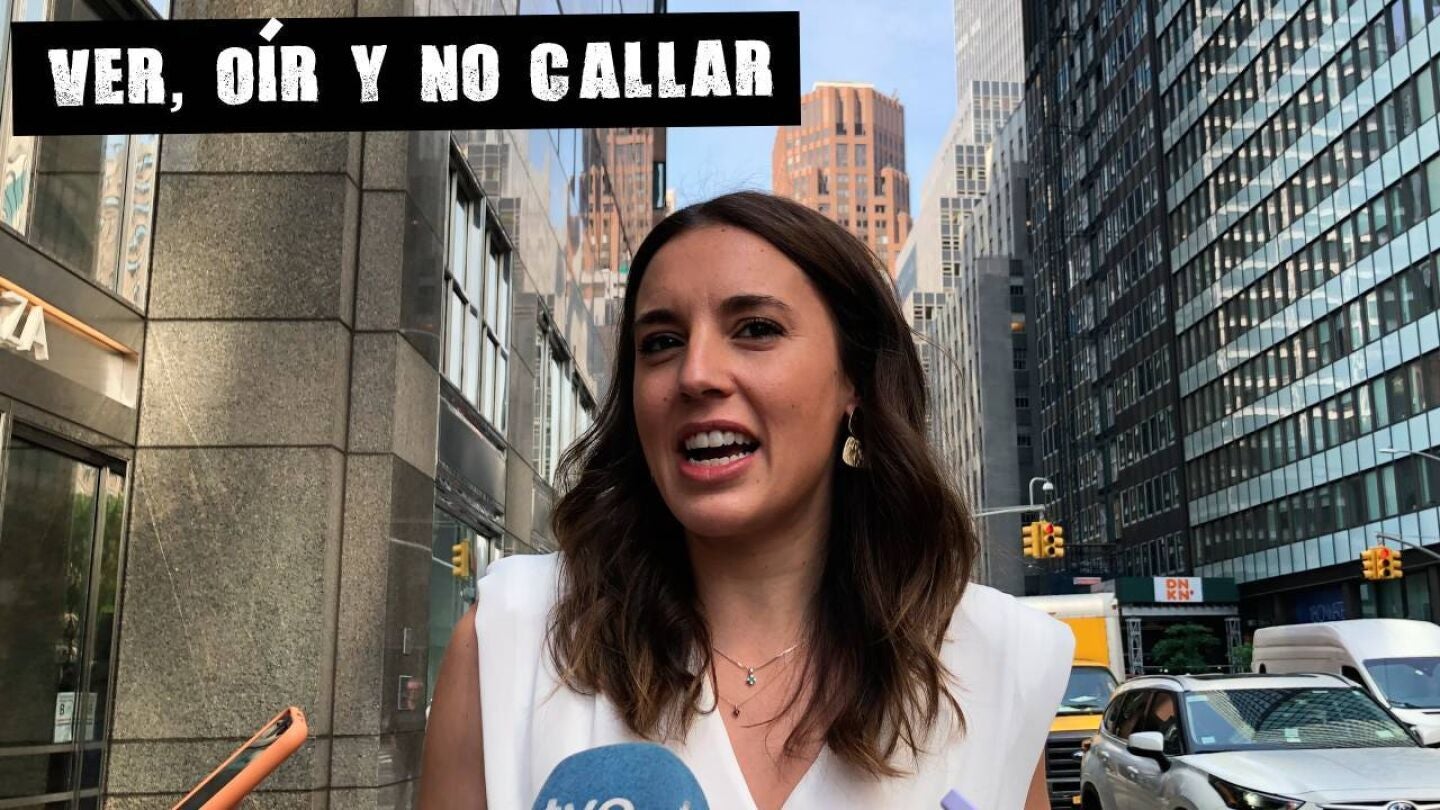 Irene Montero en Nueva York