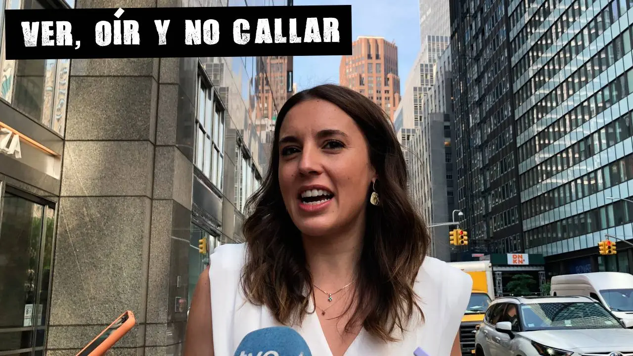 Irene Montero en Nueva York