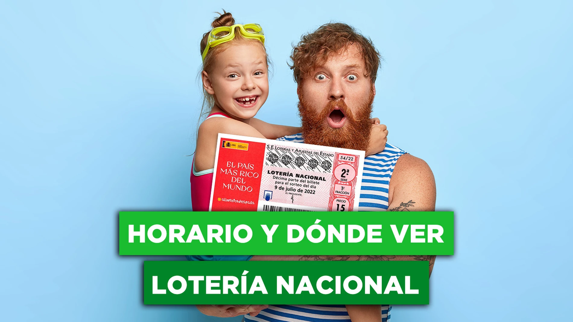 Lotería Nacional Extraordinario Julio: dónde ver en directo y horario