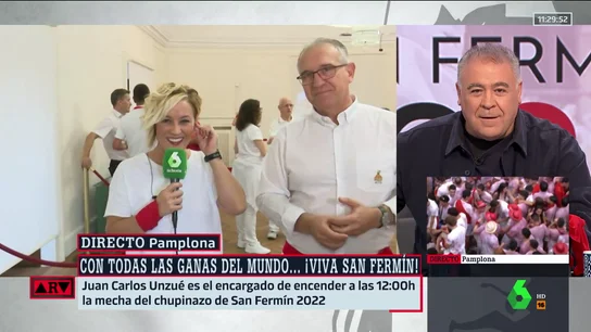 "Me estoy haciendo mayor": la confesión de Cristina Pardo a Ferreras en su tradicional retransmisión de San Fermín "Me estoy haciendo mayor": la confesión de Cristina Pardo a Ferreras en su tradicional retransmisión de San Fermín