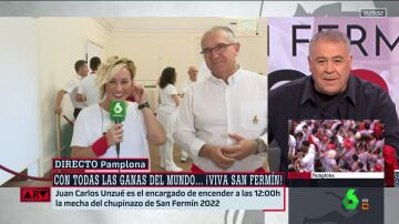 "Me estoy haciendo mayor": la confesión de Cristina Pardo a Ferreras en su tradicional retransmisión de San Fermín