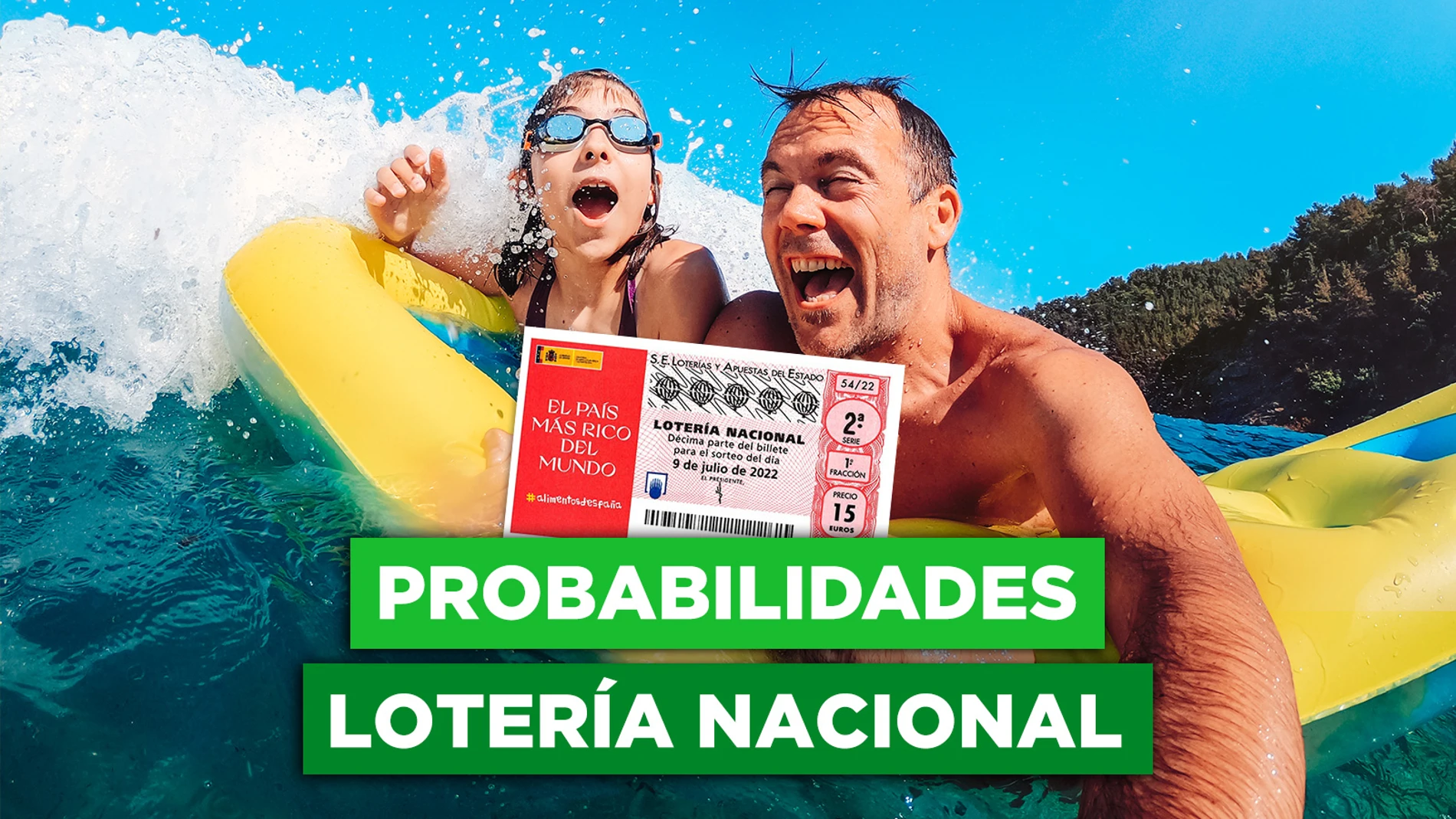 Cuál es la probabilidad de ganar la Lotería Nacional Extraordinario de Julio