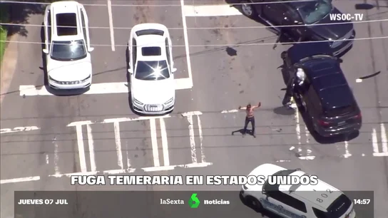 Este es el desconcertante vídeo de una increíble persecución de película en Carolina del Norte Roba cuatro coches